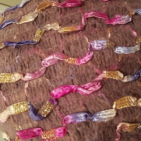 Colorful ribbon scarf - Picture 4 of 4